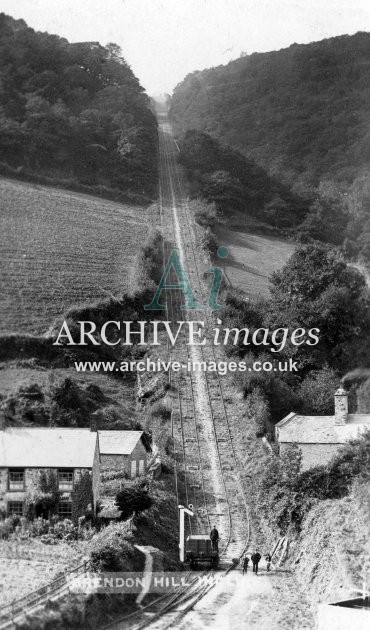 Comberow, Brendon Hill Incline WSMR c1885