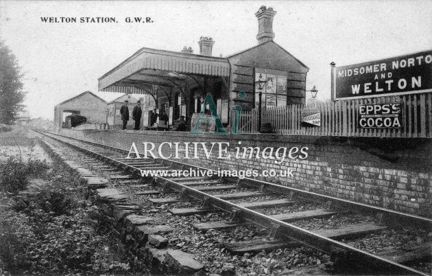 Midsomer Norton & Welton station GWR c1905
