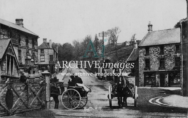 Radstock, DWR level crossing & Bath Hill c1905