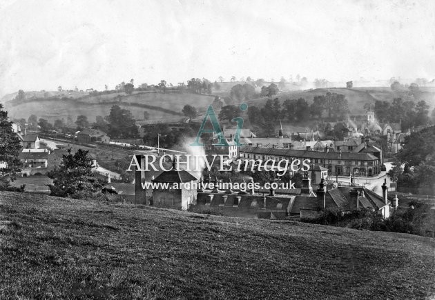 Radstock, view of railway & brewery c1895