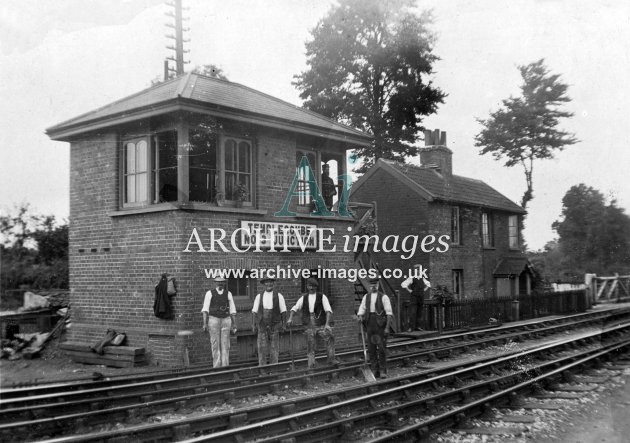 Templecombe No 3 Junction signal box c1905