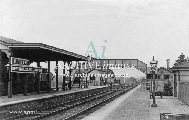 Witham station c1910