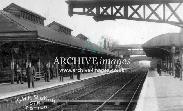 Yatton station GWR c1920