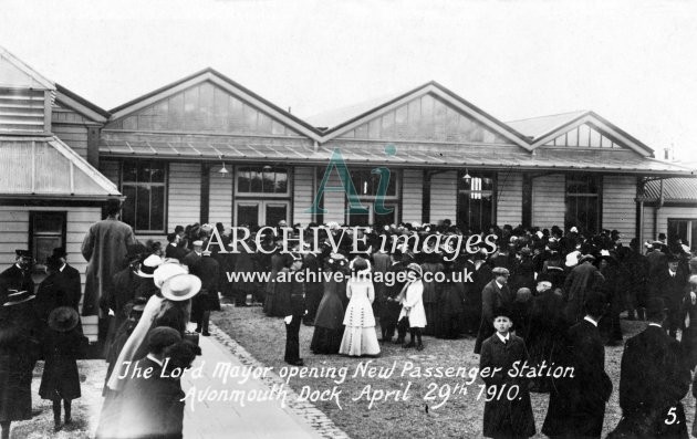 Avonmouth Dock Station, Opening Ceremony 29.4.1910