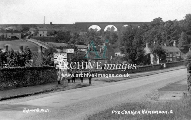 Hambrook, Pye Corner & GWR Viaduct c1925