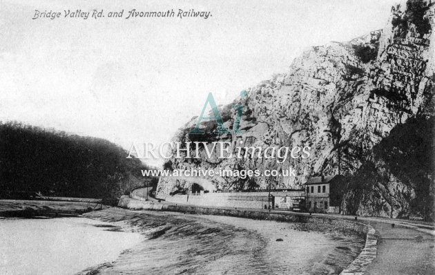 Hotwells station & Bridge Valley Rd, Bristol c1905