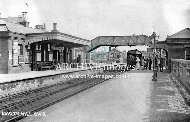 Ashley Hill station & GWR SRM c1908