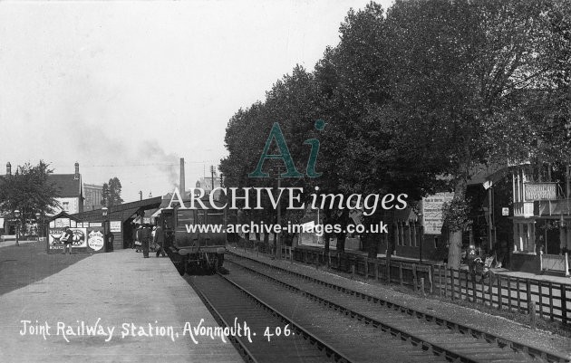 Avonmouth Joint Station GWR & MR c1910
