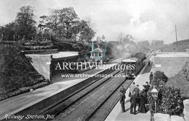 Pill station & GWR SRM c1912