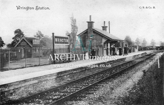 Wrington station c1906