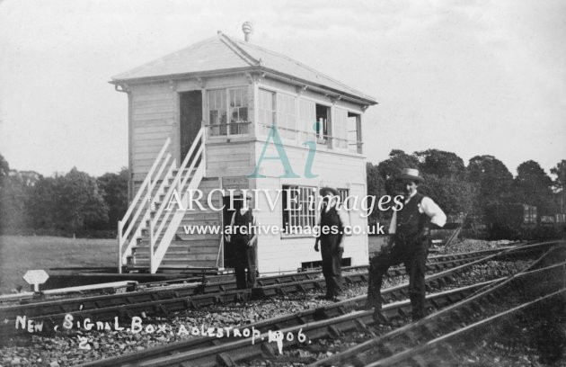 Adlestrop new signal box 1906