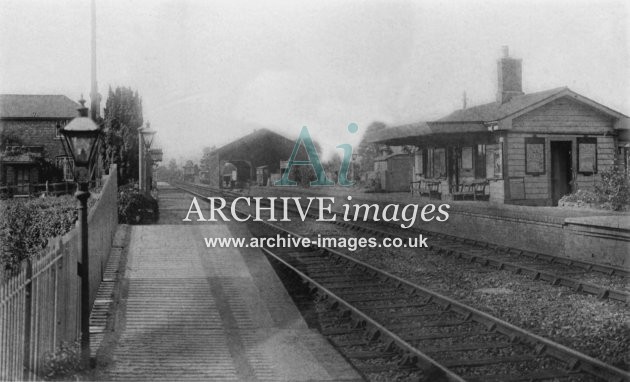 Adlestrop station, c1908