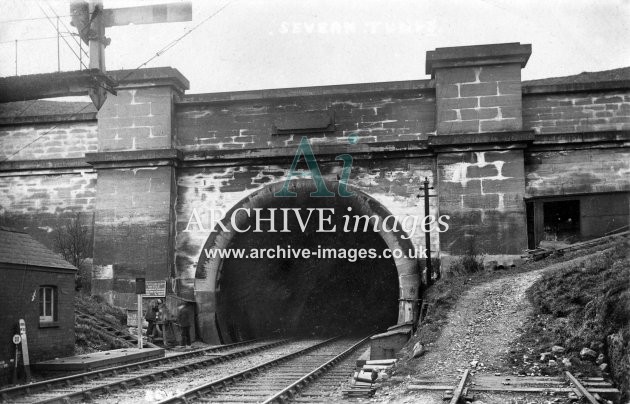 Severn Tunnel GWR, eastern portal c1908