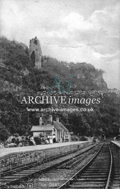 Symonds Yat station & Longstone looking south c1905