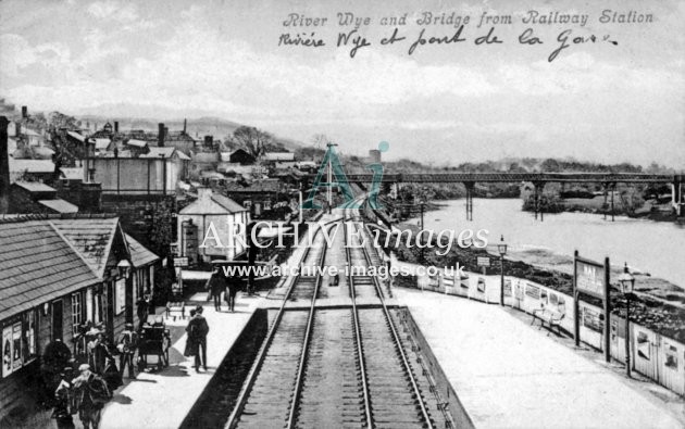 Hay on Wte station c1905