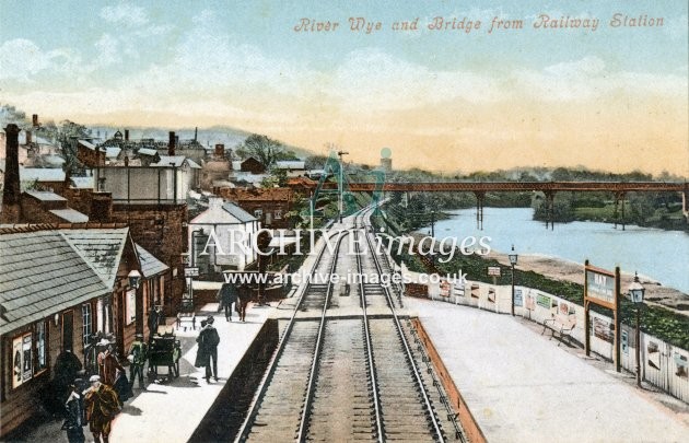 Hay on Wye station looking south c1905