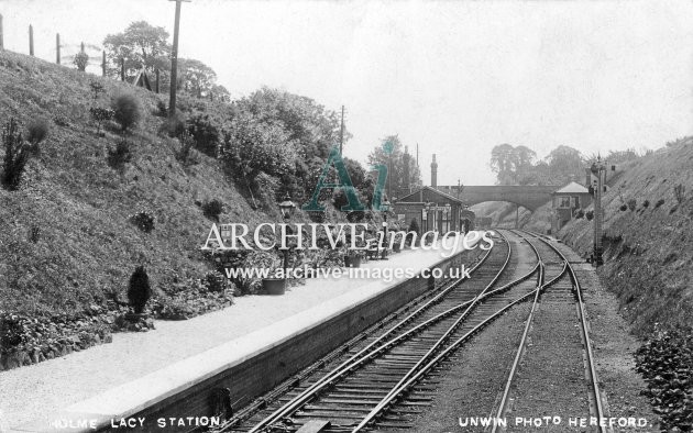 Holme Lacy station, towards Ross c1908