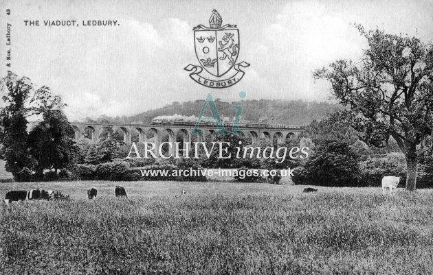 Ledbury GWR viaduct c1906