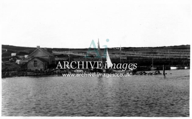 Scilly isles Tresco Pier 1912 CMc