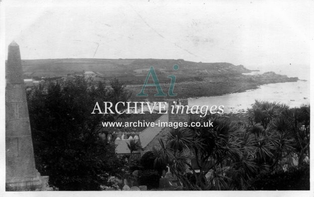 Scilly Isles 1912 Churchyard at St Marys CMc