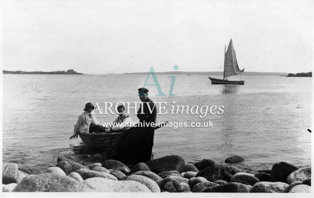 Scilly Isles 1912 N Cyril and Guy at St Helens CMc