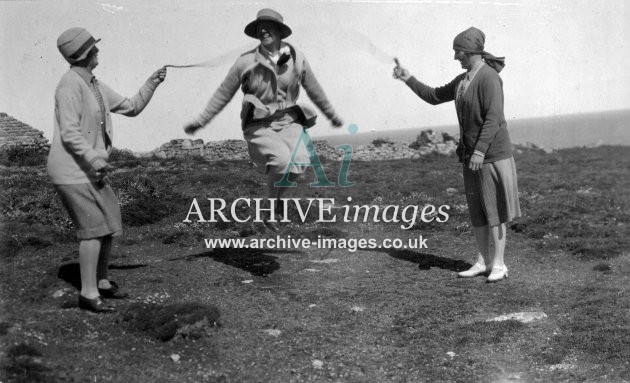 Scilly Isles skipping in the 1930s CMc