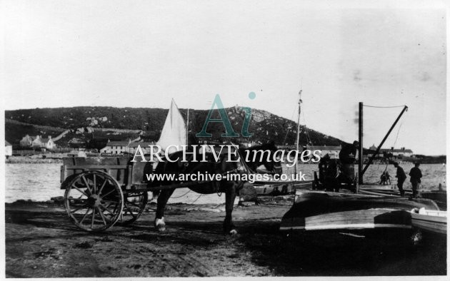 Scilly isles 1912 Tresco Govenors Cart CMc