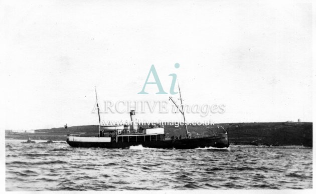 Scilly Isles ferry Princess Louise c1912 CMc