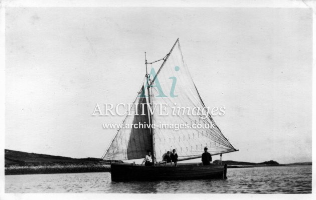 Scilly Isles Guys Boat Two Brothers with N and Guys 1912 CMc