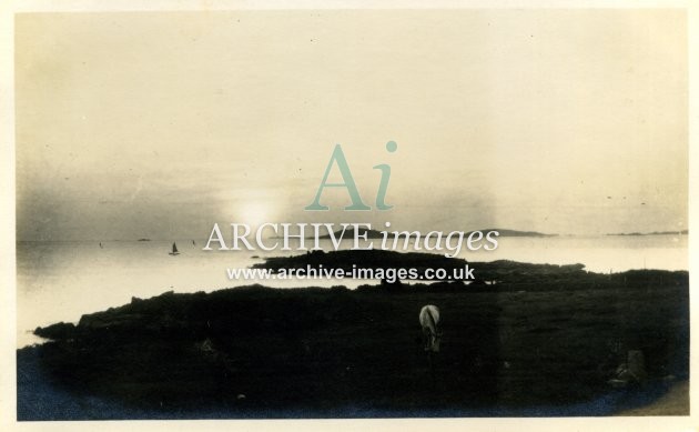 Scilly Isles 1912 Sunset over Samson 2 CMc