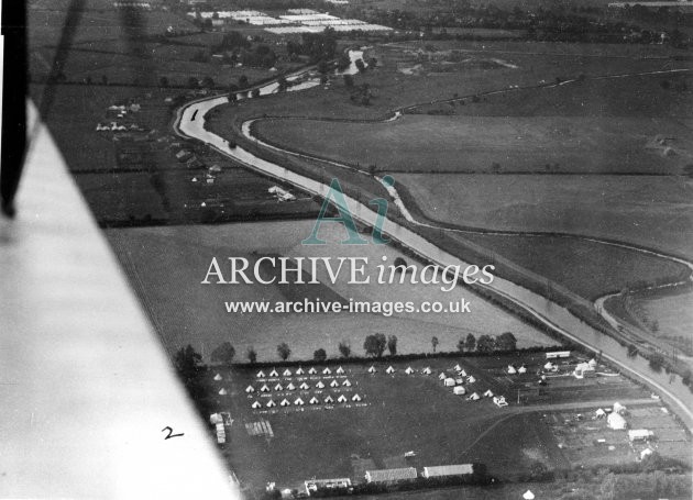 Hertfordshire Broxbourne unemployed camp and Carthagena Estate from the air 1935 CMc