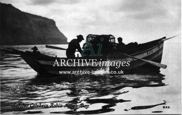 North Yorkshire lobster catchers Robin Hoods Bay CMc