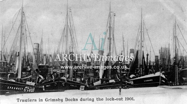 Lincolnshire Grimsby trawlers lockout 1901 fishing Industry CMc