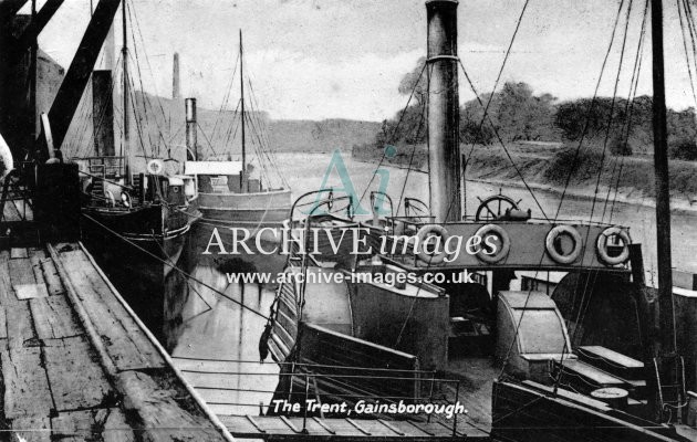 LIncolnshire tugs gainsborough wharf c1910 CMc