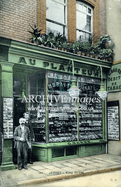 Channel Islands Jersey g barre cigar shop King Street c1910 CMc