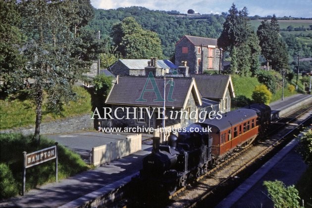 Bampton Railway Station 1962