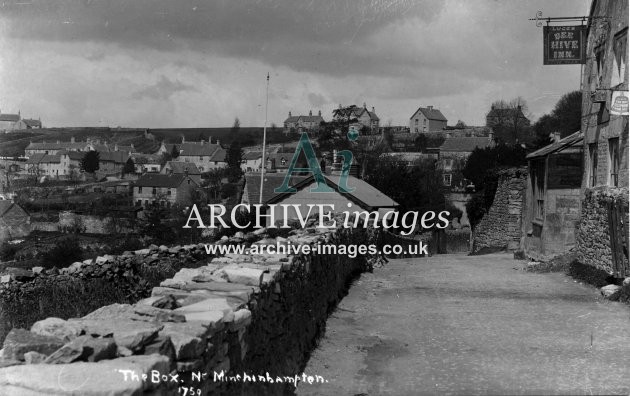 Gloucestershire Beehive Inn Box Minchinhampton c1910 CMc