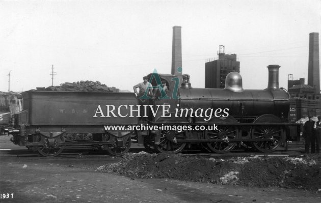 Lanarkshire W Baird ironworks locomotive at Gartsherrie c1910 CMc