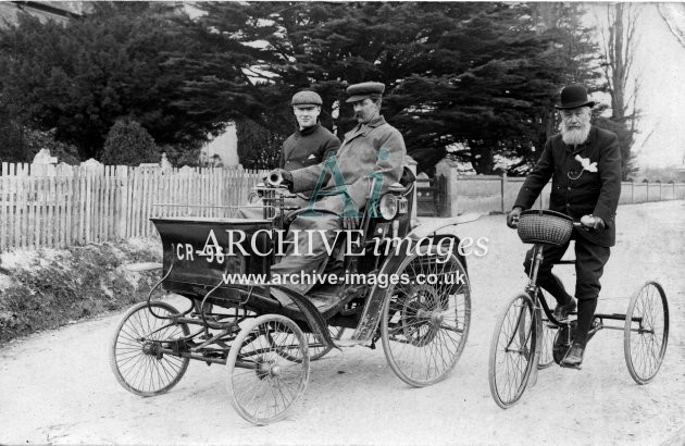 Hampshire Motoring Southampton cr96 vintage car and tricycle c1905 CMc