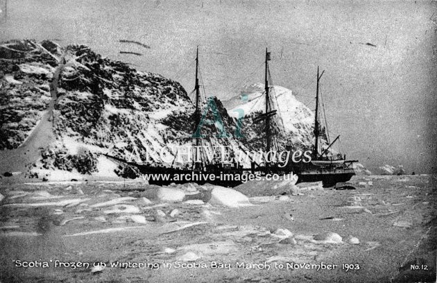 Exploration Bruce Scottish national Expedition Antarctica Scotia frozen in ice antarctic 1903 CMc