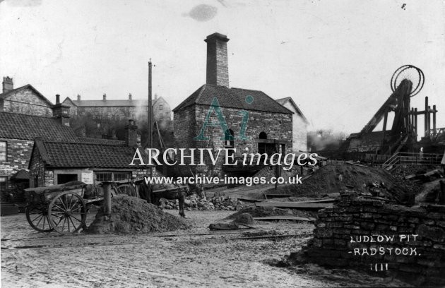 Somerset Mining Radstock Ludlow pit colliery c1908 CMc