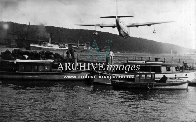 Aviation Imperial Airways BOAC Empire Class during World War Two Freetown Sierra Leone CMc