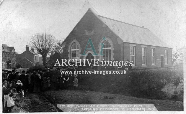 Oxfordshire Horspath opening of new Wesleyan chapel 1910 CMc
