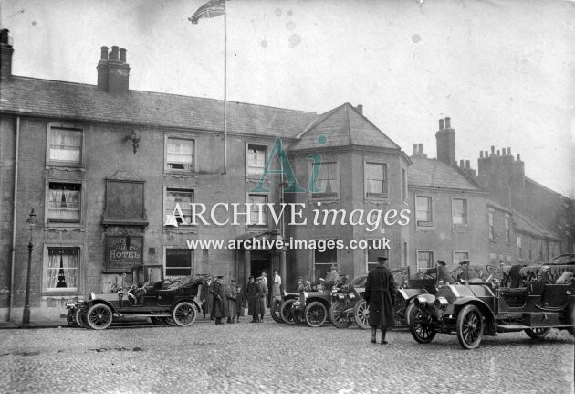 Yorkshire Selby Londesborough Arms Military HQ General Staff c1915 CMc