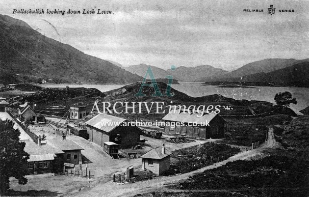 Argyll Callander and Oban Railway Ballachulish Station 1907 CMc