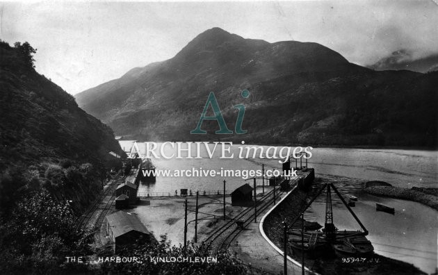 Argyll British Aluminium Smelter Harbour Kinlochleven c1920 CMc