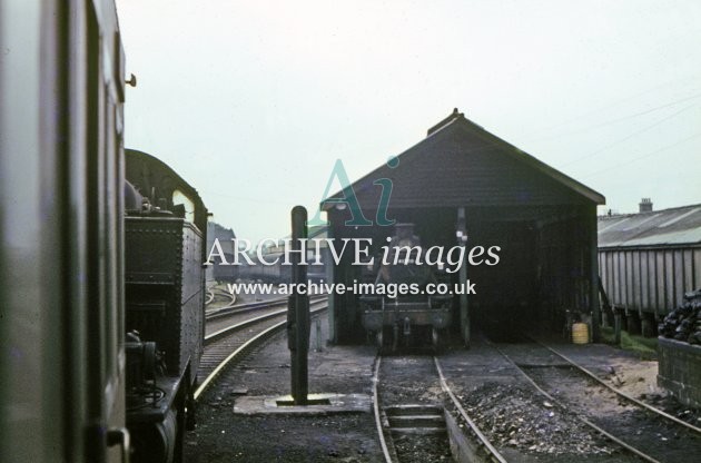 Callington Station & Engine Shed c1963