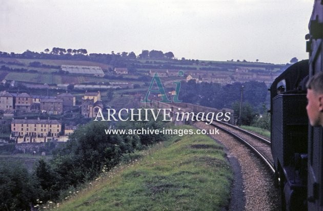 Approaching Calstock Viaduct c1963