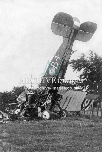 Bristol F2B C9837 crashed B