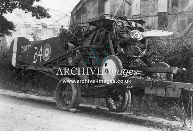 Bristol F2B C9837 crashed C